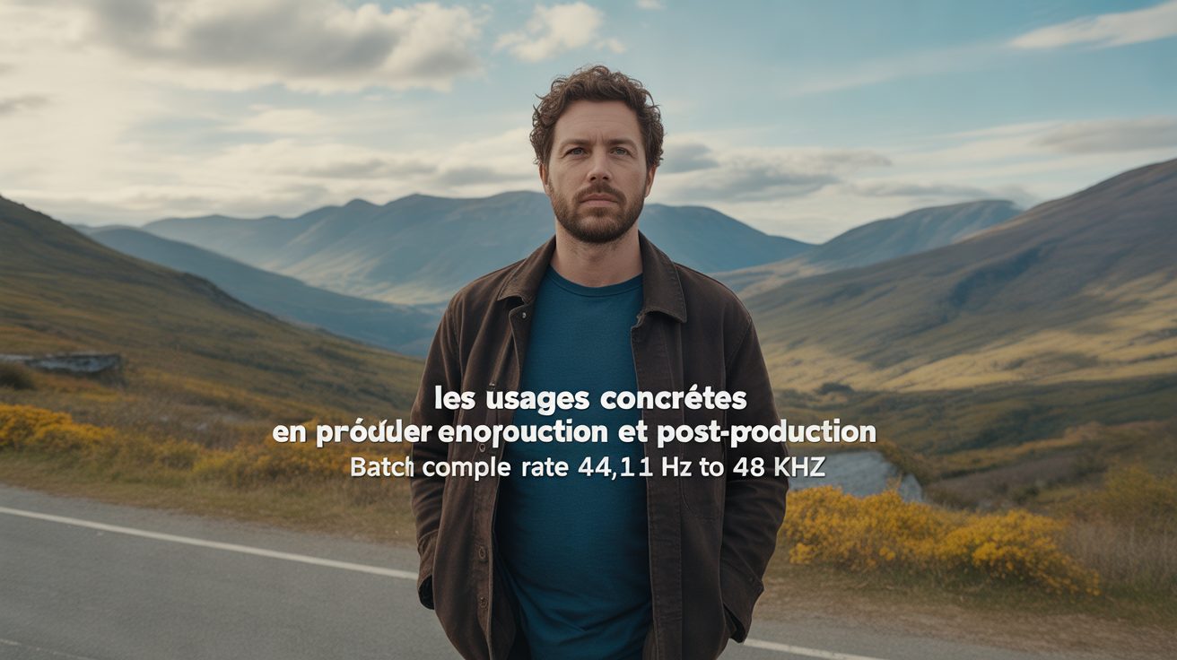 les usages concrets en production et post production